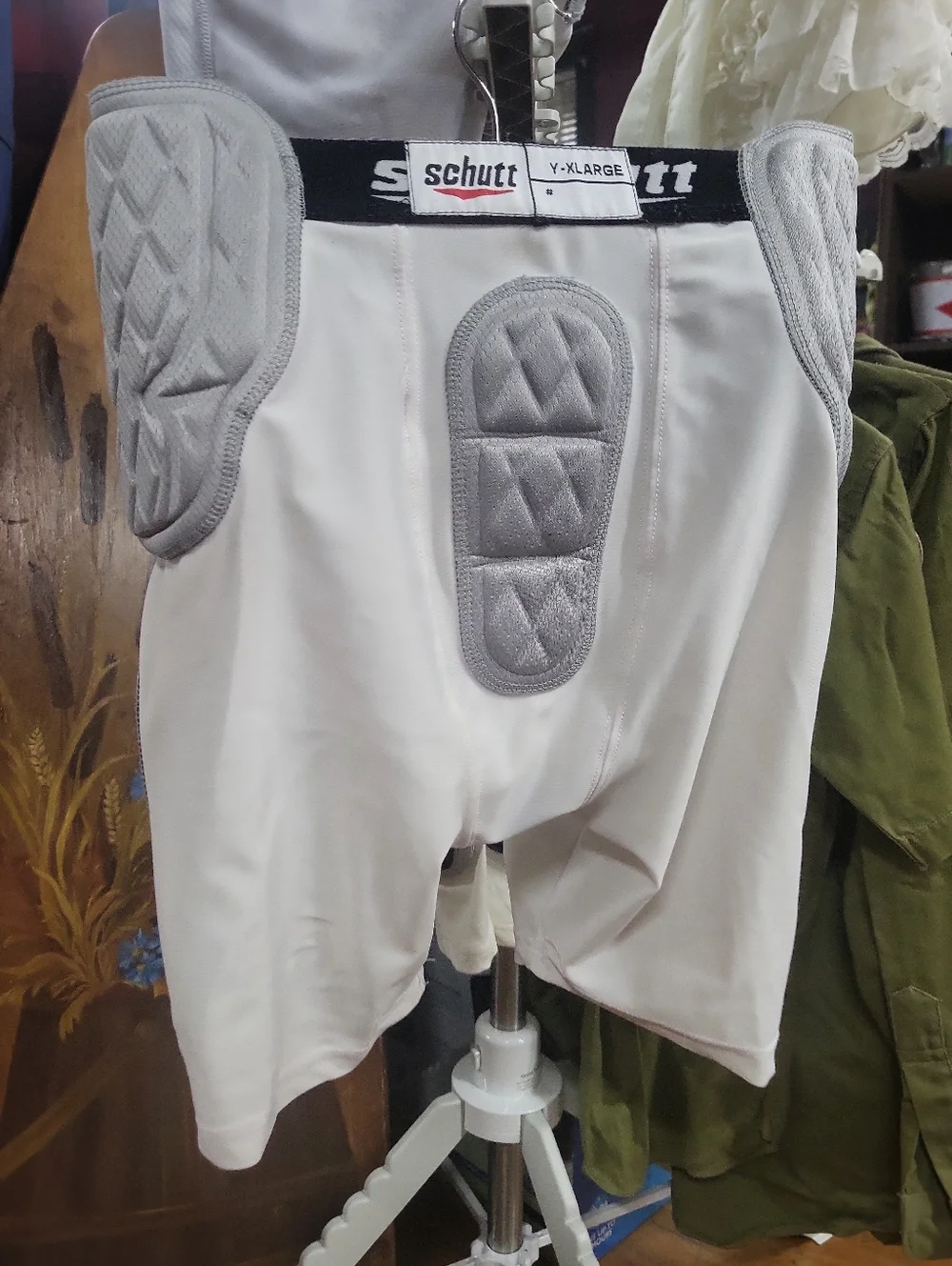 Schutt Padded Compression Football Girdle And Tshirt